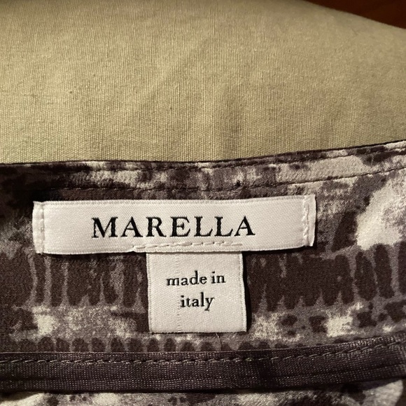 marcella short grey, black and white patterned skirt. - Picture 3 of 4